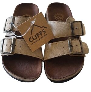 Cliffs White Mountain Boys Strap Slides Sandals Size 11